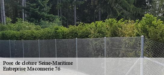 Pose de cloture Seine-Maritime 