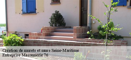 Création de murets et murs Seine-Maritime 