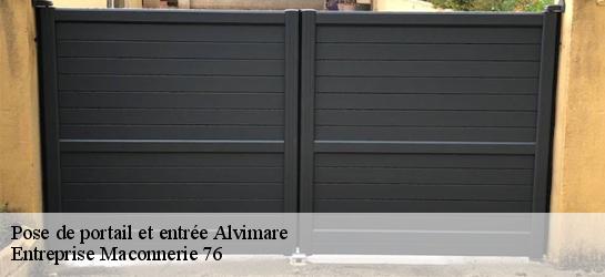 Pose de portail et entrée 76640