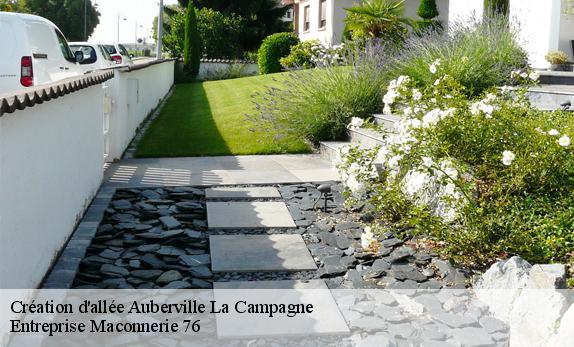 Création d'allée  auberville-la-campagne-76170 Entreprise Maconnerie 76