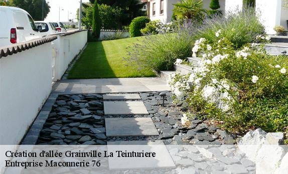 Création d'allée  grainville-la-teinturiere-76450 Entreprise Maconnerie 76