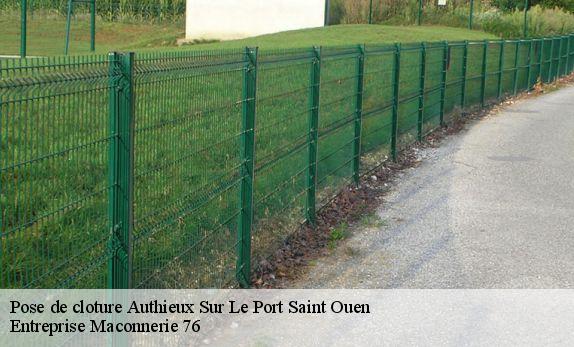 Pose de cloture  authieux-sur-le-port-saint-ouen-76520 Entreprise Maconnerie 76