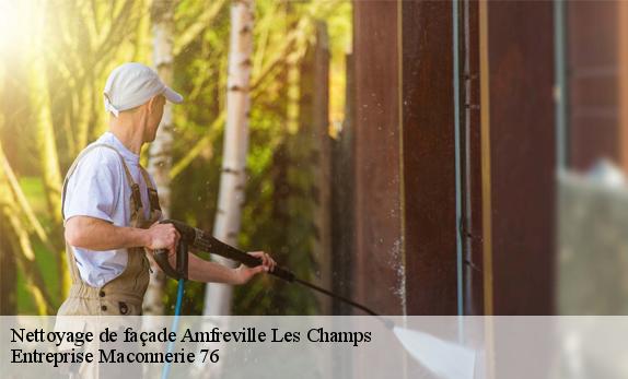 Nettoyage de façade  amfreville-les-champs-76560 Entreprise Maconnerie 76