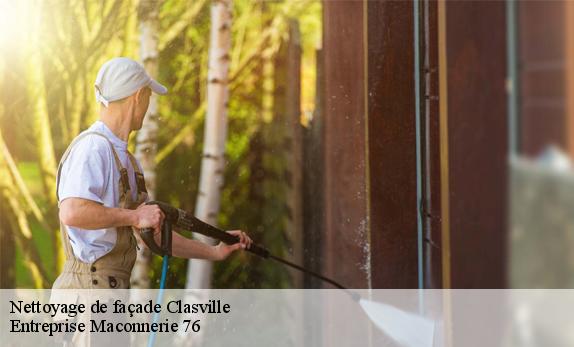 Nettoyage de façade  clasville-76450 Entreprise Maconnerie 76