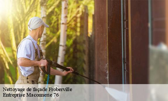 Nettoyage de façade  froberville-76400 Entreprise Maconnerie 76