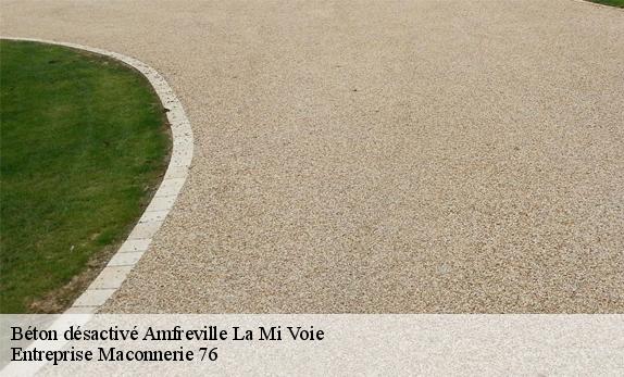 Béton désactivé  amfreville-la-mi-voie-76920 Entreprise Maconnerie 76