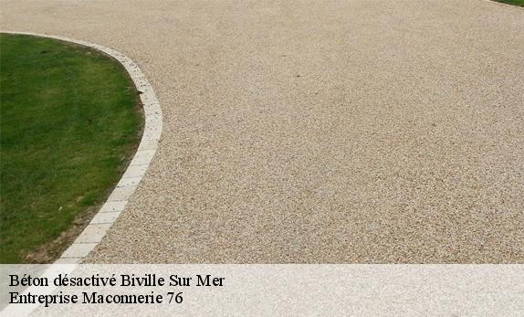 Béton désactivé  biville-sur-mer-76630 Entreprise Maconnerie 76