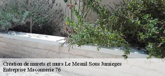 Création de murets et murs  76480