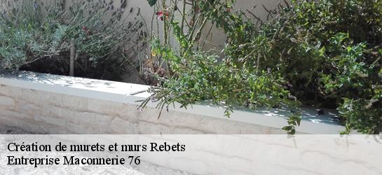 Création de murets et murs  76750