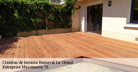 Création de terrasse  berneval-le-grand-76370 Entreprise Maconnerie 76