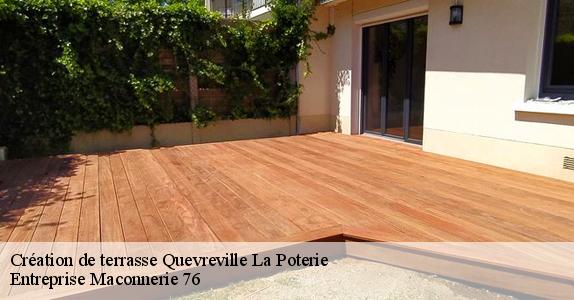 Création de terrasse  quevreville-la-poterie-76520 Entreprise Maconnerie 76