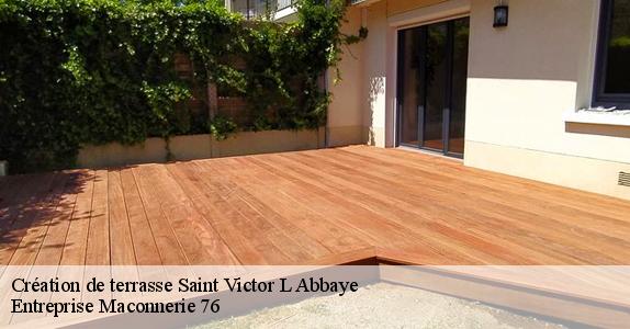 Création de terrasse  saint-victor-l-abbaye-76890 Entreprise Maconnerie 76