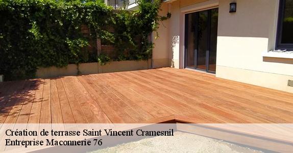 Création de terrasse  saint-vincent-cramesnil-76430 Entreprise Maconnerie 76