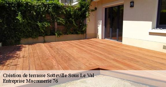 Création de terrasse  sotteville-sous-le-val-76410 Entreprise Maconnerie 76